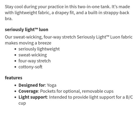 Lululemon Moment to Movement 2-in-1 Tank size 6 - Picture 3 of 6